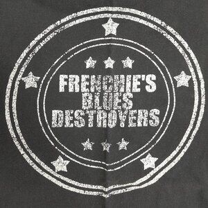 Unisex, vintage, Medium tshirt - Frenchie's Blues Destroyers